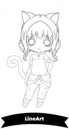 19. Missy Simple Design WholeBody Lineart