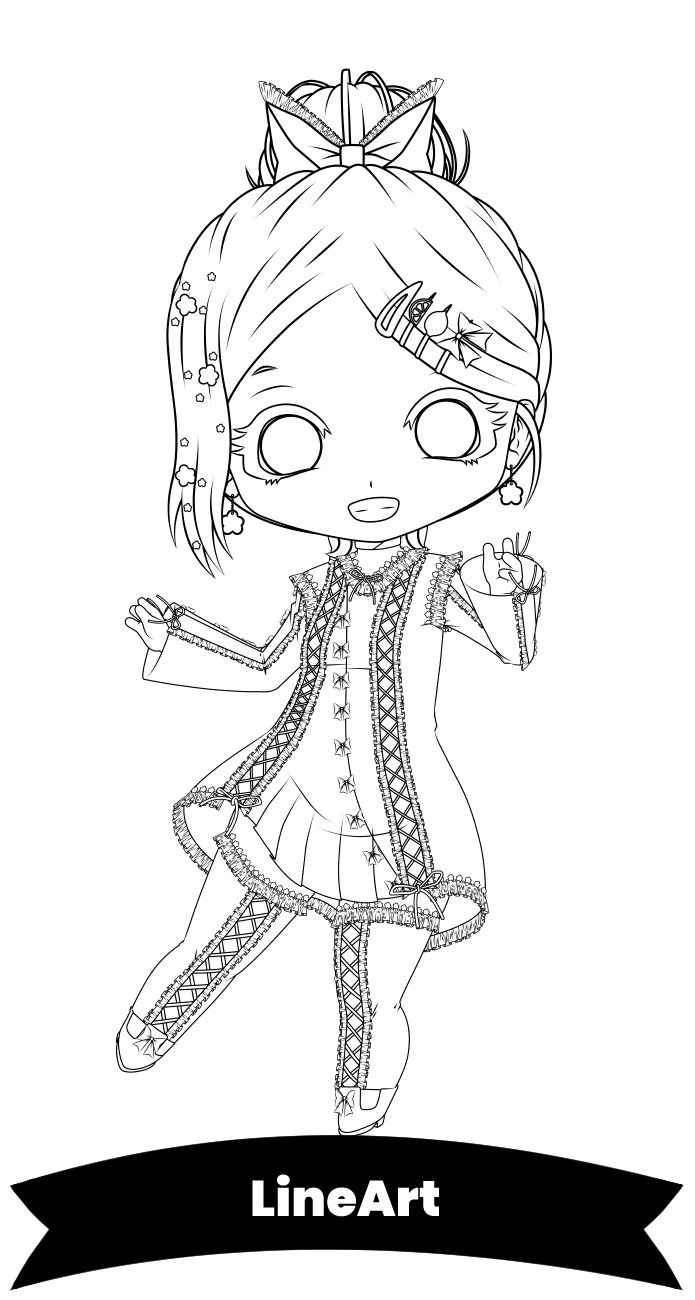 02. Kommy Complex Design WholeBody LineArt